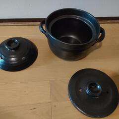 炊飯土鍋　米炊き土鍋　２合炊きの画像