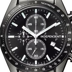 シチズン　INDEPENDENT クロノグラフ 腕時計 ブラック