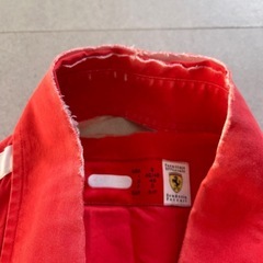 FILA Ferrari ロゴ入り レッドシャツ Sサイズの画像