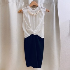 【お譲り先が決まりました】お呼ばれドレスワンピース（おまけバッグ...