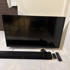43インチ液晶テレビ&スピーカー セット