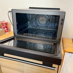 【お値下げ致しました】SHARP ウォーターオーブン ヘルシオ グレー系ダークメタル AX-RA20-Hの画像