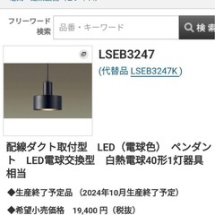 パナソニック　ペンダントライト2個+ダクトレール1本セットの画像