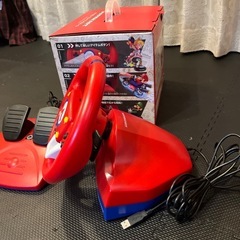 Amazon7,673円　マリオカートレーシングホイール　任天堂ゲームコントローラー　Switch パソコン の画像