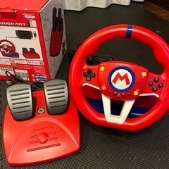 Amazon7,673円　マリオカートレーシングホイール　任天堂ゲームコントローラー　Switch パソコン の画像