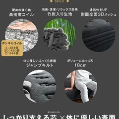 決定しました  【マットレス付き シングルベッド(掛け布団あり)】の画像