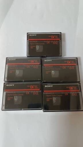 未使用　ソニー　sony　miniDV ミニDV 5本　MVM60　ME