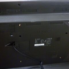 新品壁掛け金具＆中古外付けHDD（１T）付き！！シャープアクオス４０インチ地デジテレビ（LC-40J9)の画像