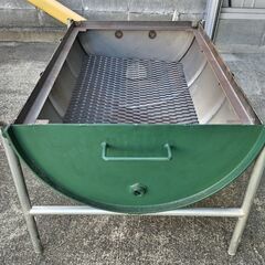 ◆更に値下げ◆  バーべキュー・焼却用装置（ドラム缶半分）＋孟宗竹の画像