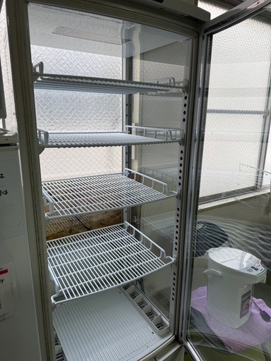 4面ガラス冷蔵ショーケース前開きタイプ