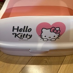 猫トイレ　ニャンともトイレ　ハローキティモデルの画像