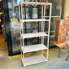 【武蔵小山店】 オープンシェルフ 高さ調節可能 4段 木製 軽量...
