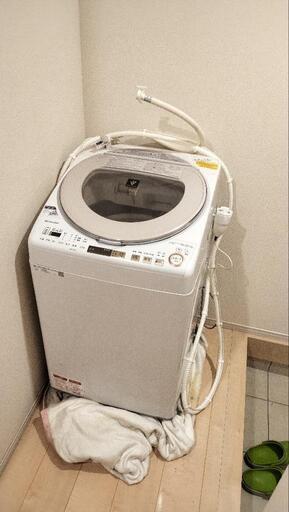 SHARP 洗濯乾燥機 ジャンク品 動作確認済み ES-TX9A-N 2019年製