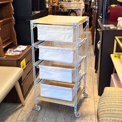 無印良品 スチールユニットシェルフ 帆布バスケット 引出し4段 ...
