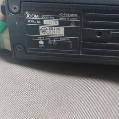 ☆【無線機】IC-706MK2 100W アマチュア無線　HF　無線機　オールモードの画像