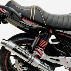 赤パイピング&エナメルレザータックロール CB400SF NC39 NC42