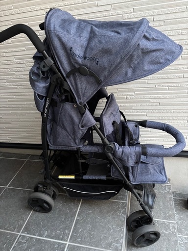 kinderwagon キンダーワゴン 2人乗りベビーカー 双子用ベビーカー
