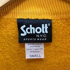 SCHOTT トレーナー　Sサイズ
の画像