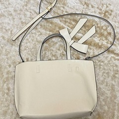 レザー ショルダートートバッグ ハンドバッグ 2ウェイの画像