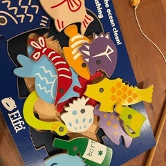 知育玩具♡釣りとパズルの一体型オモチャ