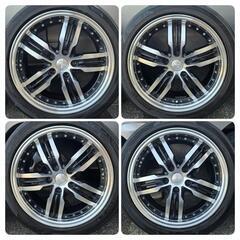 17インチ夏タイヤ&アルミホイール４本セット 
タイヤサイズ205/50R17 　
の画像