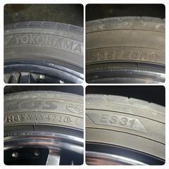 17インチ夏タイヤ&アルミホイール４本セット 
タイヤサイズ205/50R17 　
の画像