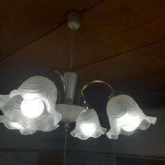 照明器具　シャンデリア　LED 丸善電機株式会社　ラッキー　ガラス製