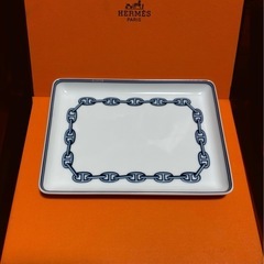 HERMES エルメス シェーヌダンクルスクエア ミニプレート