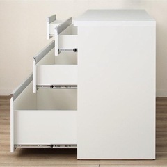 幅120 キッチンカウンター(キュリー2 120CT WH) キッチンボード レンジボード キッチン収納 キッチンラック レンジ台 食器棚 ゴミ箱上ラック ゴミ箱収納 ニトリの画像