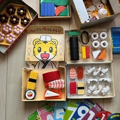 こどもちゃれんじ すてっぷ（何中用）じゃんぷ（年長用）大量知育玩具セット！！しまじろうの画像