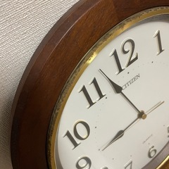 決まりました【壁掛け時計】直径35cm　の画像