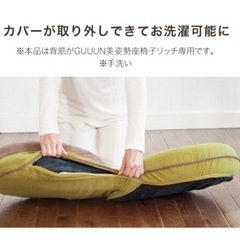 美姿勢座椅子 カバー洗濯可の画像