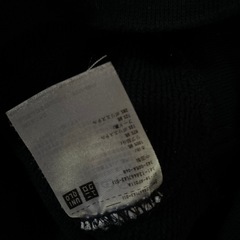 UNIQLO  パーカー　S ブラックの画像