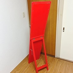 全身鏡 赤の画像