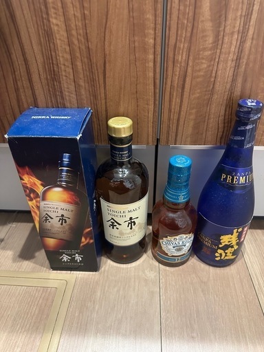 ウイスキー、泡盛セット