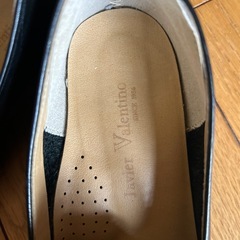 日本製　本革　Valentino 就活　パンプス　黒　フォーマル　レディース靴の画像