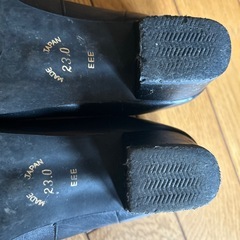 日本製　本革　Valentino 就活　パンプス　黒　フォーマル　レディース靴の画像