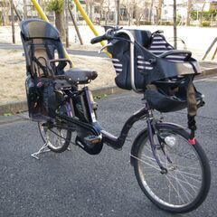 3人乗りのパナソニック電動自転車（バッテリー大容量13.2Ah）の画像