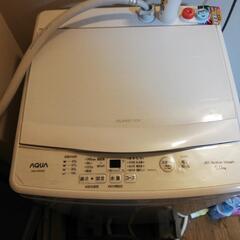 洗濯機AQUA2022年製の画像