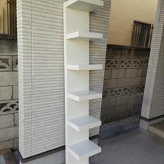 壁掛け5段棚 (ホワイト) イケア商品