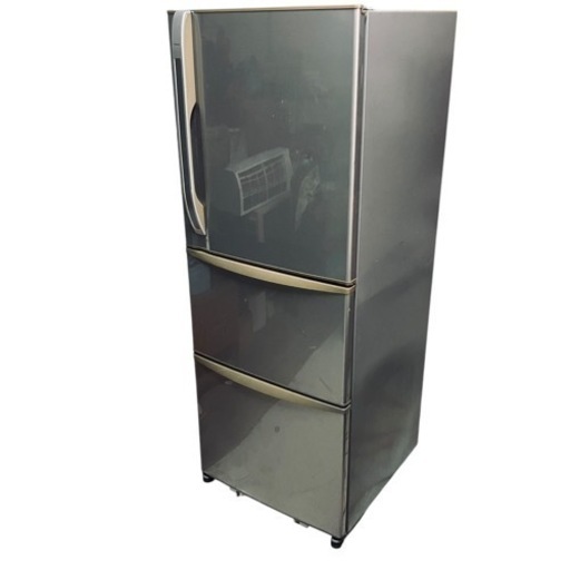 【ジ 0126-78】TOSHIBAノンフロン冷凍冷蔵庫 ファミリータイプ 339L 動作確認済み 2010年製GR-34ZV(N)