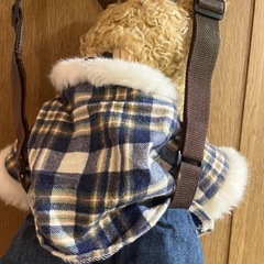 【ぬいぐるみバッグ】テリアのぬいぐるみバッグの画像