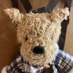 【ぬいぐるみバッグ】テリアのぬいぐるみバッグの画像