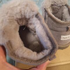 tete a tete テテアテテ ブーツ ボア 14.0 14.0cmの画像