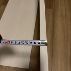 板　3枚　ホワイト　75cm✖️25cm✖️1.8cmの画像