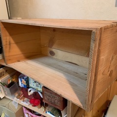 【リンゴ箱　りんご箱】の画像