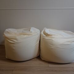 無印良品 / 体にフィットするソファ 生成　バラ売り (2点あり)