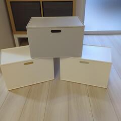 【ニトリ】Nインボックス＋ふた 5個セット！の画像