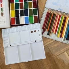 水彩画　キット　中古の画像