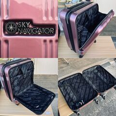 SKY NAVIGATOR 1～3泊用スーツケース（35L）ピンクの画像